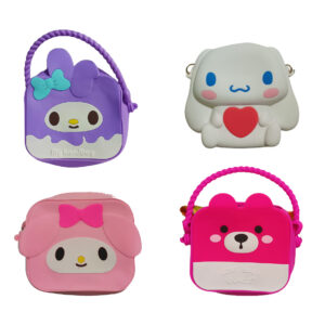 Carteras De Mano Siliconadas Diseños Animales Cute Para Niñas