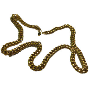 Cadena Dorada Para Collar 60cm Largo Joyas Joyería