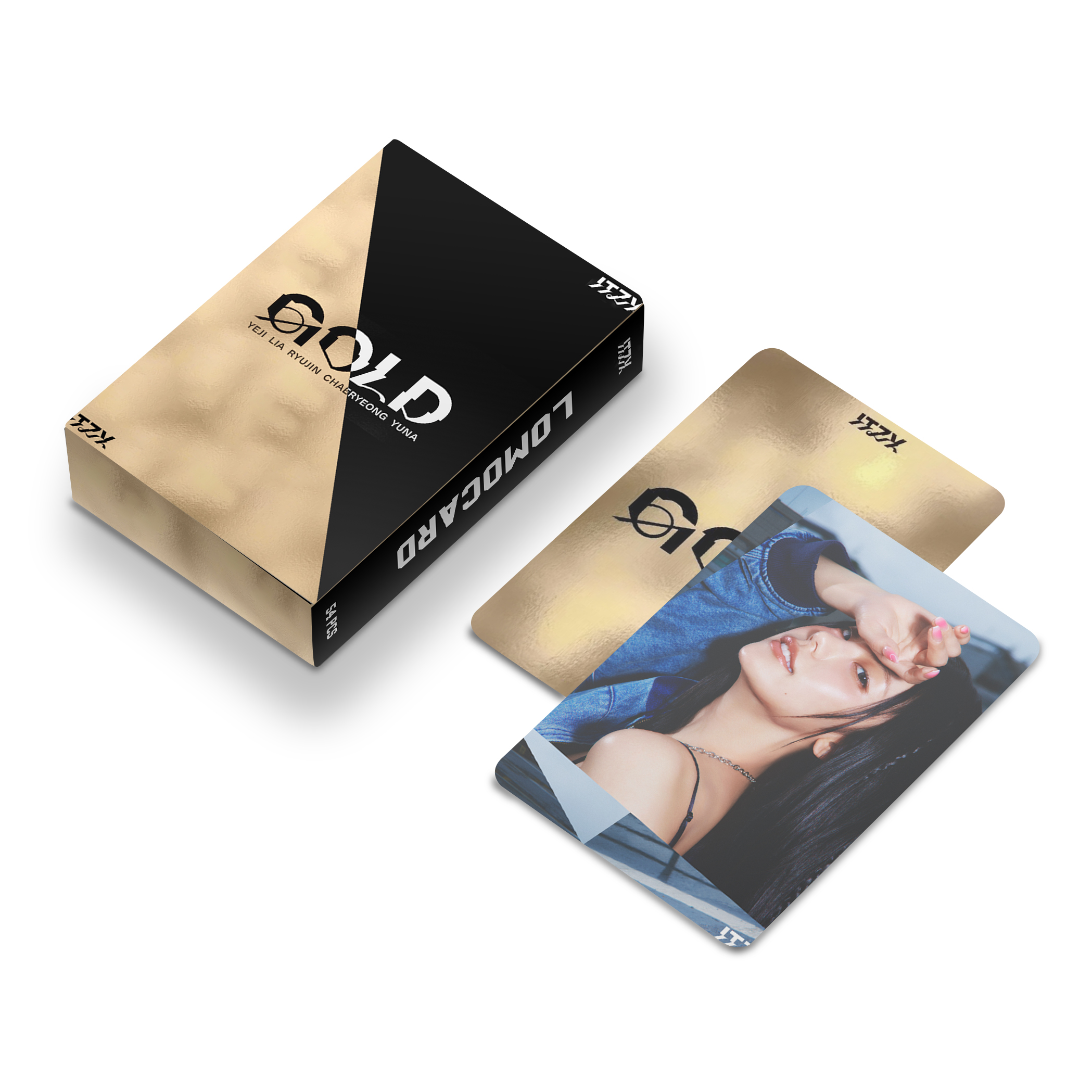 Caja photocards gold itzy 1