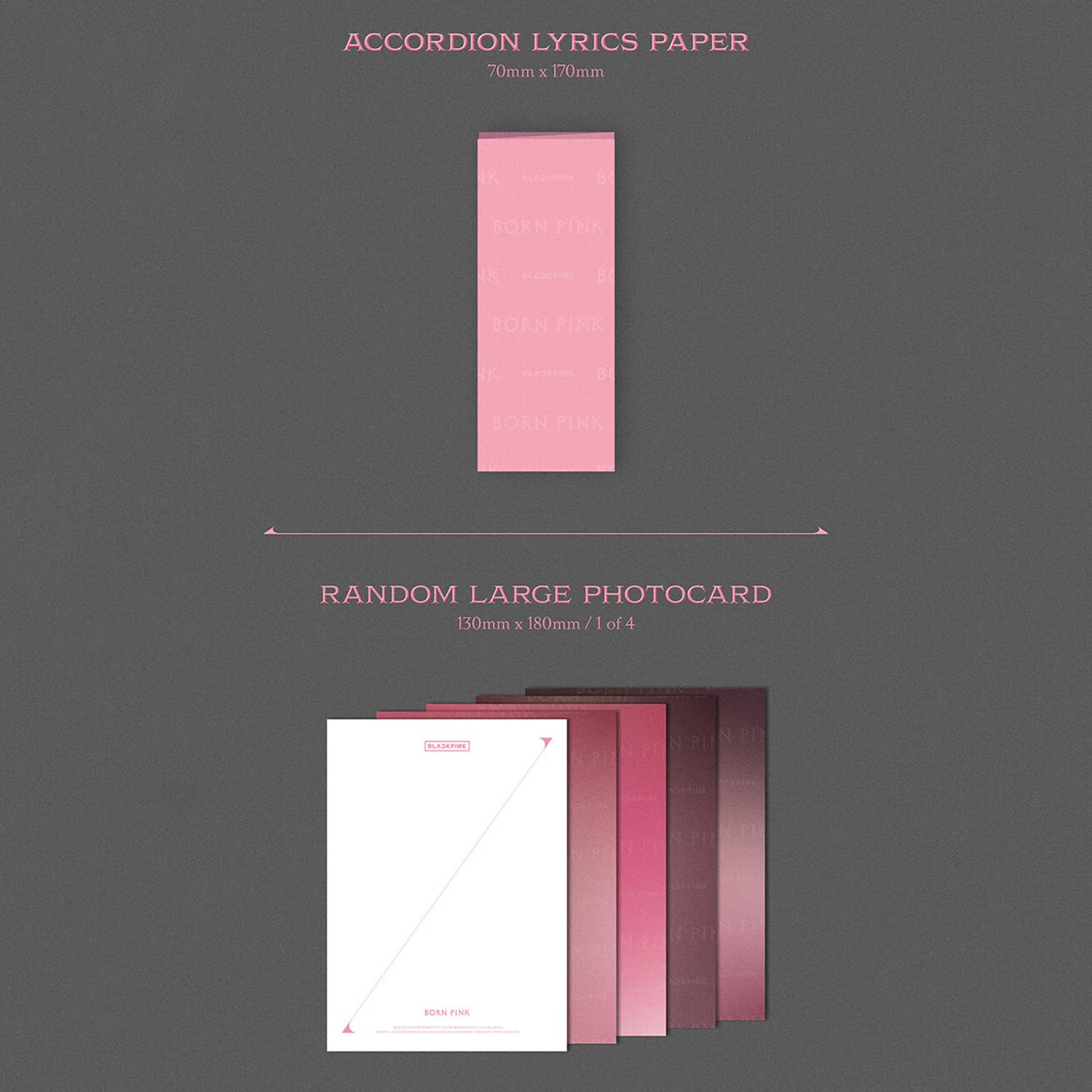 Black Pink Born Pink Pink Ver Album original